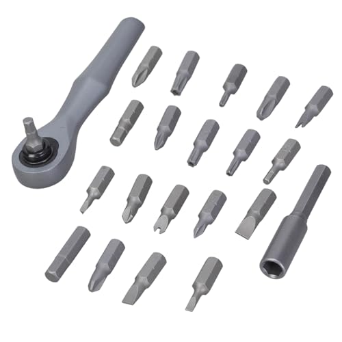 22-in-1 Multi-Bit-Schraubendreher-Set, Schraubendreher, Mehrzweck-Ratschen, Schraubenschlüssel, Schraubendreher-Bit, Heimwerker-Werkzeug 22-in-1 Multi-Bit-Schraubendreher-Set, Schraubendreher, Mehrzweck-Ratschen, Schraubenschlüssel, Schraubendreher-Bit, Heimwerker-Werkzeug von ZwaitL