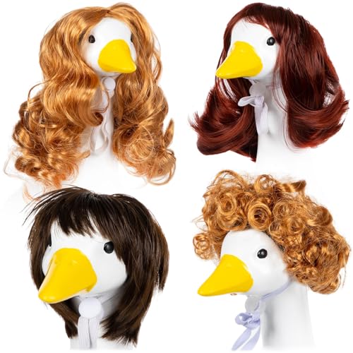 4-teiliges Gänse-Kopfschmuck für Haustiere, waschbar, Polyester, Kostüm-Perücken für Foto-Requisiten, Partys, Kopfbedeckungen, Haustier-Party-Perücken 4-teiliges Gänse-Kopfschmuck für Haustiere, waschbar, Polyester, Kostüm-Perücken für Foto-Requisiten, Partys, Kopfbedeckungen, Haustier-Party-Perücken von ZwaitL