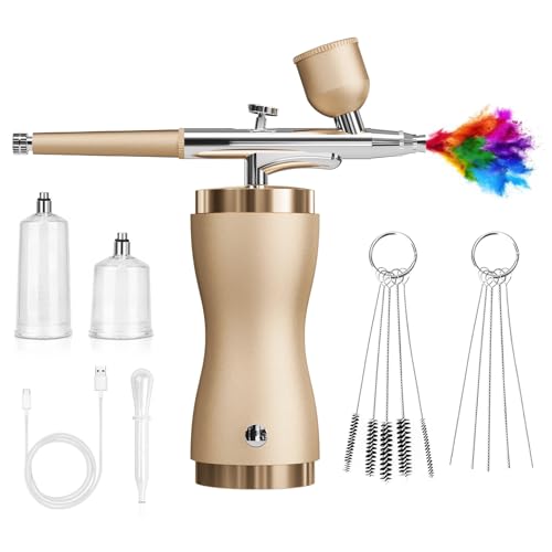 Elektrisches Airbrushing für professionelle Kunstprojekte, verstellbare Sprühsteuerung, Malwerkzeug für Modelle und ergonomisches Airbrush-Kit Künstler Elektrisches Airbrushing für professionelle Kunstprojekte, verstellbare Sprühsteuerung, Malwerkzeug für Modelle und ergonomisches Airbrush-Kit Künstler von ZwaitL