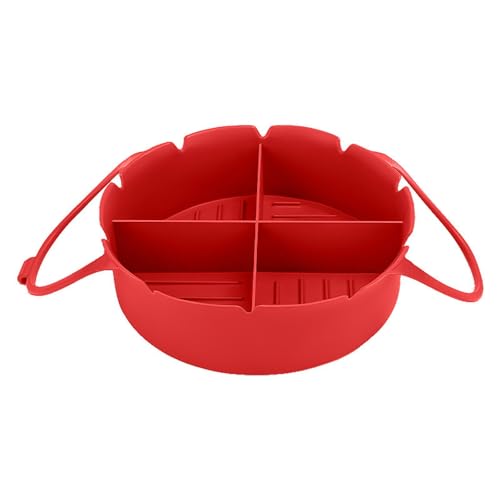 Haushalts-Luftfritteusen Pad Silikon Air Fritteusen Korb Air Fritteusen Schüssel Multifunktionales Silikon-Kochwerkzeug zum Kochen von ZwaitL