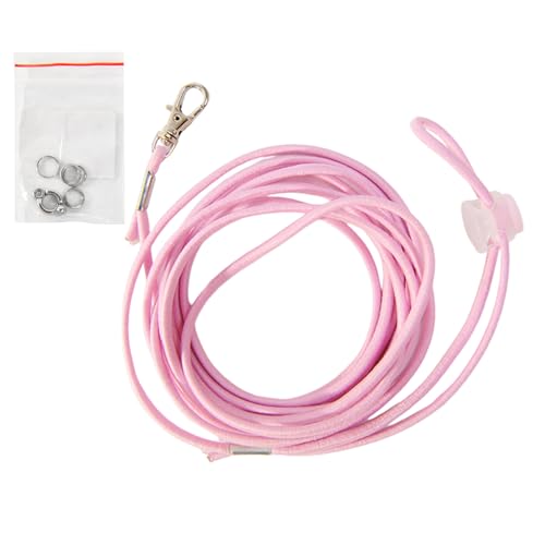 Haustier-Vogelleine für kleine Papageien, elastisch, mit Knöchelringen der Größe 6 von ZwaitL