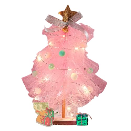 Künstlicher Weihnachtsbaum, Netz, Heimdekoration, 30 cm Höhe, mit warmem LED-Licht für optionalen künstlichen Weihnachtsbaum, Beistelltisch, Schreibtisch, Fensterbank-Dekoration Künstlicher Weihnachtsbaum, Netz, Heimdekoration, 30 cm Höhe, mit warmem LED-Licht für optionalen künstlichen Weihnachtsbaum, Beistelltisch, Schreibtisch, Fensterbank-Dekoration von ZwaitL