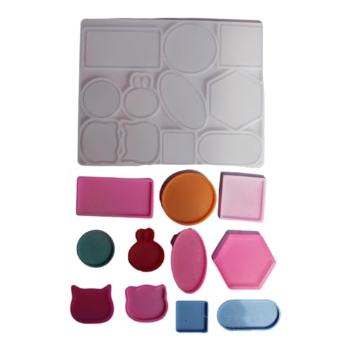 Lebensmittelechtes Silikon, Spielzeug-Tablett, Form für Harzprojekte, Basteltablett, Silikon, leicht zu reinigen und wiederverwendbar, Epoxidharz-Form Lebensmittelechtes Silikon, Spielzeug-Tablett, Form für Harzprojekte, Basteltablett, Silikon, leicht zu reinigen und wiederverwendbar, Epoxidharz-Form von ZwaitL