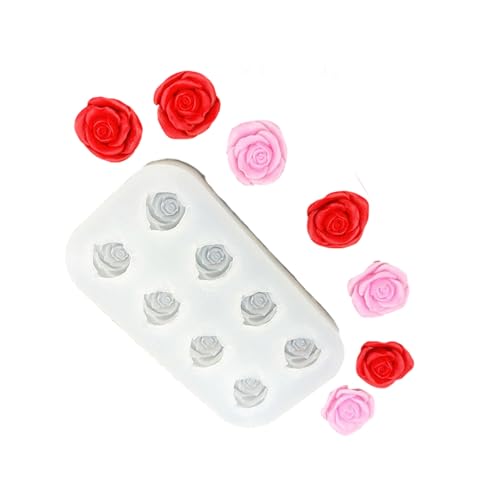 Realistische Rosen-Silikon-Backform für Kuchendekoration, wiederverwendbar, lebensmittelechte Projekte, Herstellung von Silikon-Rosenform für Harzschmuck Realistische Rosen-Silikon-Backform für Kuchendekoration, wiederverwendbar, lebensmittelechte Projekte, Herstellung von Silikon-Rosenform für Harzschmuck von ZwaitL
