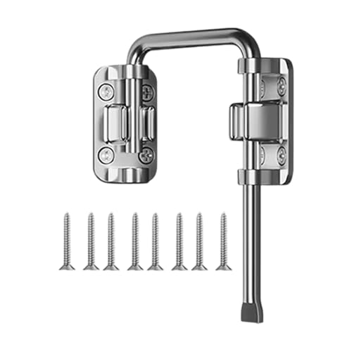 Schiebetürriegel aus Edelstahl, sicherer Verriegelungsmechanismus, moderne einfache Installation für Zuhause, Büro, Kindertore Schiebetürriegel aus Edelstahl, sicherer Verriegelungsmechanismus, moderne einfache Installation für Zuhause, Büro, Kindertore von ZwaitL
