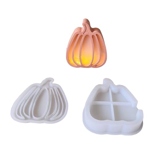 Silikonform mit ausgehöhlten Kürbissen für Epoxidharzherstellung, Schreibtischlampe, Halloween-Dekoration, Kunst, Bastelprojekt, Silikon-Bastelform von ZwaitL