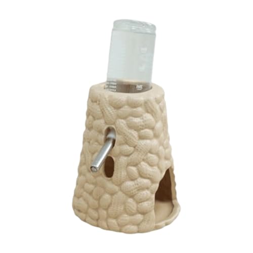 Wasserspender zum Aufhängen für Hamster, Kaninchen, auslaufsicher, automatische Futterstation, 60/80/125 ml, Keramik-Wasserflasche für kleine Haustiere von ZwaitL