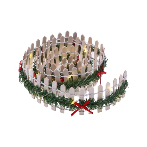 Weihnachten Feen Gartenzaun Miniatur Feen Garten Zubehör LED Dekorativer Lattenzaun für Weihnachten Puppenhäuser Weihnachten Feen Gartenzaun Miniatur Feen Garten Zubehör LED Dekorativer Lattenzaun für Weihnachten Puppenhäuser von ZwaitL