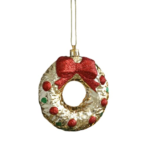 Weihnachtsbaum-Dekoration, schimmernd, ABS, Baum-Hängeornament, für Tür, Kaminsims, Kranz, Winterurlaub, Party, Luxus-Festival Weihnachtsbaum-Dekoration, schimmernd, ABS, Baum-Hängeornament, für Tür, Kaminsims, Kranz, Winterurlaub, Party, Luxus-Festival von ZwaitL