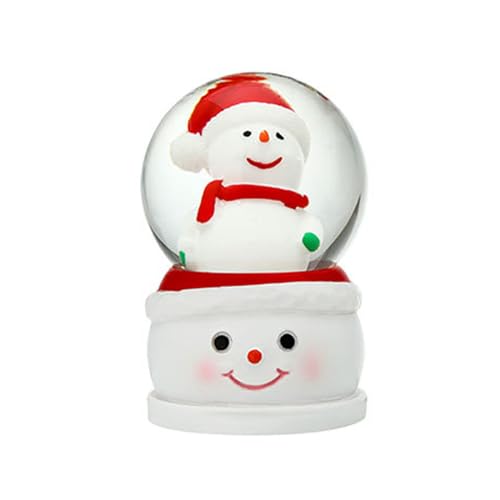 Weihnachtsmann-Kristallkugel mit LED-Licht, Weihnachtsdekoration für Zuhause, Urlaub, Nachtlichter, Desktop-Ornament, Kinder, Kristallkugel von ZwaitL