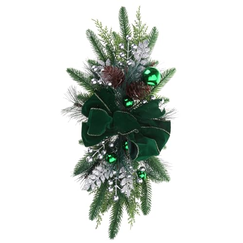Weihnachtstreppen-Schleifen-Dekoration, nordische Treppe, Ornament, verleiht Ihrem Zuhause eine festliche Atmosphäre Weihnachtstreppen-Schleifen-Dekoration, nordische Treppe, Ornament, verleiht Ihrem Zuhause eine festliche Atmosphäre von ZwaitL