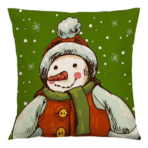 ZwaitL Eleganter Weihnachts-Kissenbezug, dekorative Kissenbezüge für Neujahr, Heimdekoration, dekorative Kissen, stilvolles Sofa-Zubehör und waschbares Sofakissen ZwaitL Eleganter Weihnachts-Kissenbezug, dekorative Kissenbezüge für Neujahr, Heimdekoration, dekorative Kissen, stilvolles Sofa-Zubehör und waschbares Sofakissen von ZwaitL