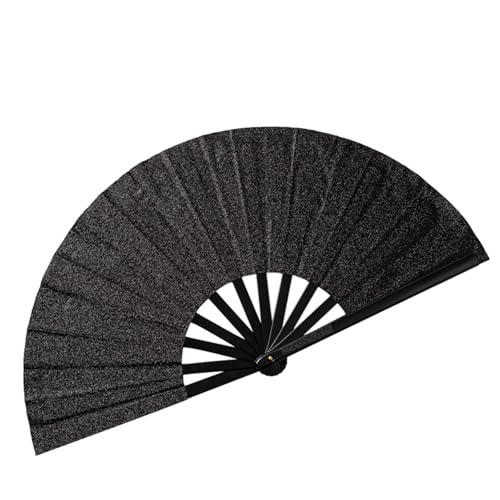 ZwaitL Großer faltbarer Handventilator für Festivals, Partys, Konzerte oder Zuhause, Glitzer, Festival-Fächer ZwaitL Großer faltbarer Handventilator für Festivals, Partys, Konzerte oder Zuhause, Glitzer, Festival-Fächer von ZwaitL