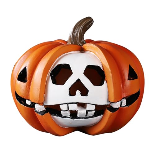 ZwaitL Handgefertigter Kürbishalter aus Kunstharz, Halloween-Dekorationen, Jacks O Glims für Veranda, Tür, Zimmer, Heimdekoration, Halloween-Dekorationen für drinnen und draußen ZwaitL Handgefertigter Kürbishalter aus Kunstharz, Halloween-Dekorationen, Jacks O Glims für Veranda, Tür, Zimmer, Heimdekoration, Halloween-Dekorationen für drinnen und draußen von ZwaitL