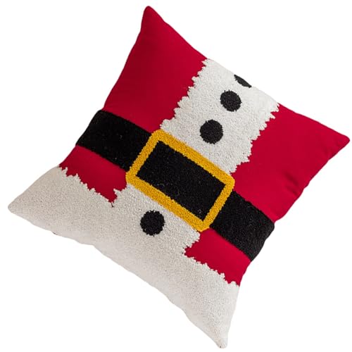 ZwaitL Kissenbezug mit Stickerei, für Schlafzimmer oder Wohnzimmer, bequemer Kissenbezug mit weihnachtlichem Thema, abnehmbarer Kissenbezug, saisonales Sofa-Accessoire ZwaitL Kissenbezug mit Stickerei, für Schlafzimmer oder Wohnzimmer, bequemer Kissenbezug mit weihnachtlichem Thema, abnehmbarer Kissenbezug, saisonales Sofa-Accessoire von ZwaitL