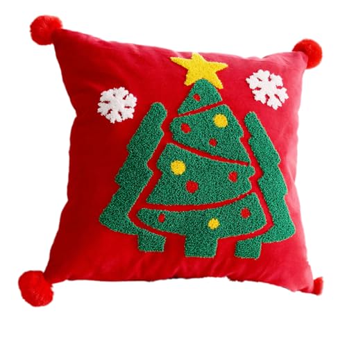ZwaitL Kissenbezug mit Weihnachtsmotiv für Schlafzimmer oder Wohnzimmer, bequemer Sofakissenbezug, abnehmbar, waschbar, saisonales Sofa-Accessoire ZwaitL Kissenbezug mit Weihnachtsmotiv für Schlafzimmer oder Wohnzimmer, bequemer Sofakissenbezug, abnehmbar, waschbar, saisonales Sofa-Accessoire von ZwaitL