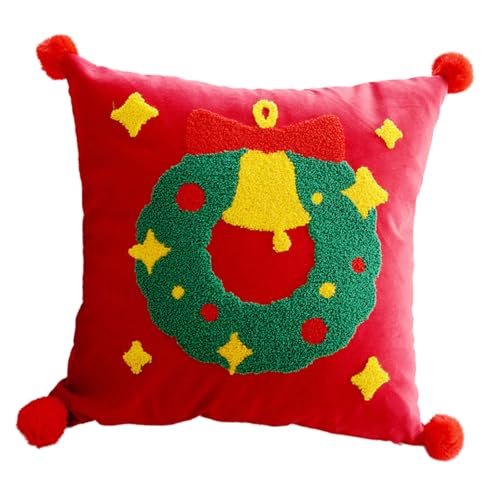 ZwaitL Kissenbezug mit Weihnachtsmotiv für Schlafzimmer oder Wohnzimmer, bequemer Sofakissenbezug, abnehmbar, waschbar, saisonales Sofa-Accessoire ZwaitL Kissenbezug mit Weihnachtsmotiv für Schlafzimmer oder Wohnzimmer, bequemer Sofakissenbezug, abnehmbar, waschbar, saisonales Sofa-Accessoire von ZwaitL