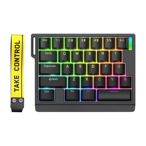 ZwaitL Mechanische Tastaturschalter, Sport, Gaming, Einhandbedienung, Hot-Swap-fähig, Büro, Gaming, tragbar, mechanisch von ZwaitL