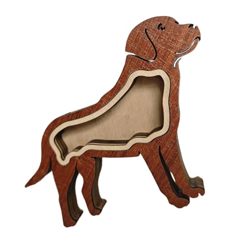 ZwaitL Personalisierbare Holzkiste für Tierfelle, für Hunde und Katzen, Haare, Andenken zur Personalisierung von Tierliebhabern, Heimdekoration, personalisierbare Gedenkbox von ZwaitL