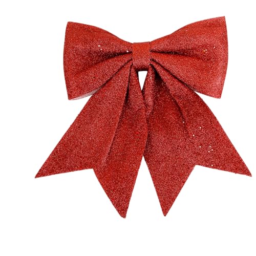 ZwaitL Schmetterlingsschleife für Weihnachtsdekoration, Glitzer-Schleife, Xmastree-Ornamente, Türkranz, Dekoration, 2024, Neujahrsgeschenk, Glitzer-Schleife ZwaitL Schmetterlingsschleife für Weihnachtsdekoration, Glitzer-Schleife, Xmastree-Ornamente, Türkranz, Dekoration, 2024, Neujahrsgeschenk, Glitzer-Schleife von ZwaitL