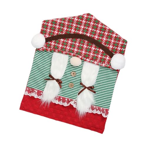 ZwaitL Stuhlbezug mit Weihnachtsmann-Motiv, maschinenwaschbar, schnelle Montage, Esszimmer, Wohnzimmer, Dekoration, weiches Polyester, Weihnachtsstuhlschoner ZwaitL Stuhlbezug mit Weihnachtsmann-Motiv, maschinenwaschbar, schnelle Montage, Esszimmer, Wohnzimmer, Dekoration, weiches Polyester, Weihnachtsstuhlschoner von ZwaitL