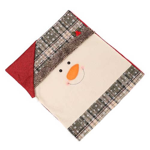 ZwaitL Stuhlhussen für Weihnachten, Weihnachtsmannmütze, Schneeflocke, Zwerge, Stuhlrückenbezug, Dekoration, Abendessen, Bankett, Schonbezüge ZwaitL Stuhlhussen für Weihnachten, Weihnachtsmannmütze, Schneeflocke, Zwerge, Stuhlrückenbezug, Dekoration, Abendessen, Bankett, Schonbezüge von ZwaitL