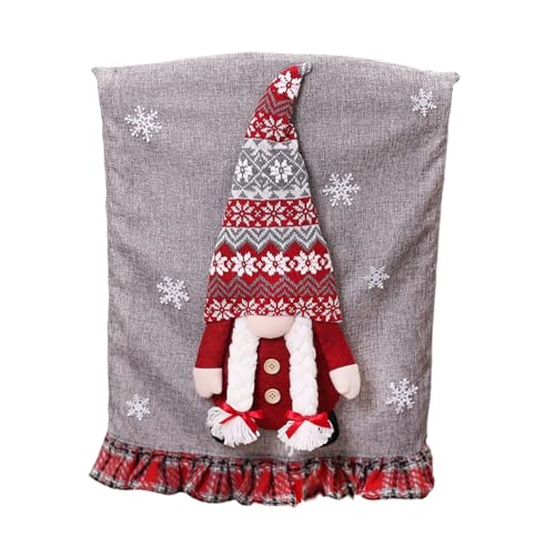 ZwaitL Stuhlhussen mit Weihnachtsmotiv, Zwerge für Esszimmer, für Urlaub, Party, Dekoration, abnehmbare Protektoren, Dekoration, Weihnachtsstuhlbezug ZwaitL Stuhlhussen mit Weihnachtsmotiv, Zwerge für Esszimmer, für Urlaub, Party, Dekoration, abnehmbare Protektoren, Dekoration, Weihnachtsstuhlbezug von ZwaitL