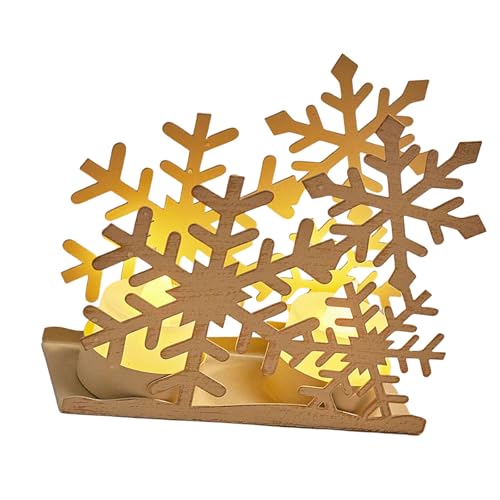 ZwaitL Teelichthalter aus Eisen, Vintage-Stil, für Weihnachtsfeiern, als Tafelaufsatz, ausgehöhlter Metall-Kerzenständer, Weihnachts-Teelichthalter, 2 Stück ZwaitL Teelichthalter aus Eisen, Vintage-Stil, für Weihnachtsfeiern, als Tafelaufsatz, ausgehöhlter Metall-Kerzenständer, Weihnachts-Teelichthalter, 2 Stück von ZwaitL