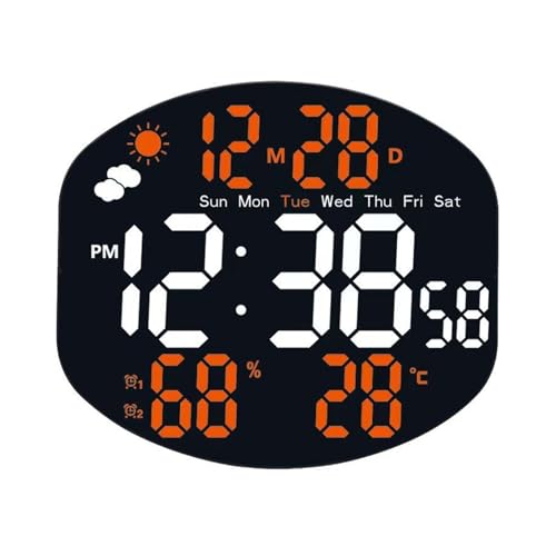 ZwaitL USB LED Digitale Wanduhr Großes Display Fernbedienung Datum Timer Wecker Auto Helligkeit Temperatur Luftfeuchtigkeit Großes Display Uhr ZwaitL USB LED Digitale Wanduhr Großes Display Fernbedienung Datum Timer Wecker Auto Helligkeit Temperatur Luftfeuchtigkeit Großes Display Uhr von ZwaitL