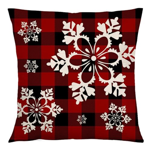 ZwaitL Weihnachts-Kissenbezug, 45 x 45 cm, Frohe Dekorationen für Zuhause, Kissenbezug, Ornamente 2024, Neujahrsgeschenke, Weihnachts-Kissenbezug ZwaitL Weihnachts-Kissenbezug, 45 x 45 cm, Frohe Dekorationen für Zuhause, Kissenbezug, Ornamente 2024, Neujahrsgeschenke, Weihnachts-Kissenbezug von ZwaitL