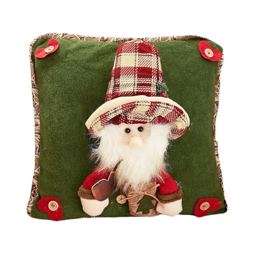 ZwaitL Weihnachts-Sofa-Dekoration, Weihnachtsmann, Schneemann, Rentier, Kissenbezüge für Zuhause, Schlafsaal, Schlafzimmer, dekorativer Überwurf ZwaitL Weihnachts-Sofa-Dekoration, Weihnachtsmann, Schneemann, Rentier, Kissenbezüge für Zuhause, Schlafsaal, Schlafzimmer, dekorativer Überwurf von ZwaitL