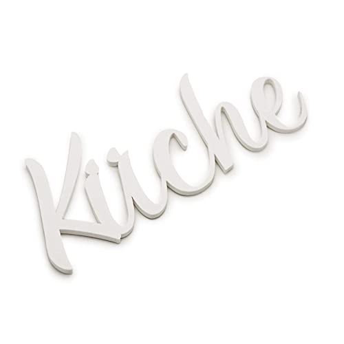 Küche Türschild Küchen Schriftzüge Zimmer Selbstklebend Weiß von Zwayve
