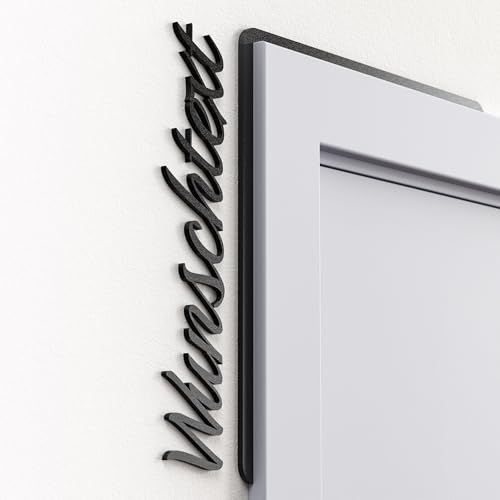 Modernes Tür Rahmen Schild Wunschtext | Selbstklebend | Wanddeko für Firmen und Arbeitsräume von Zwayve