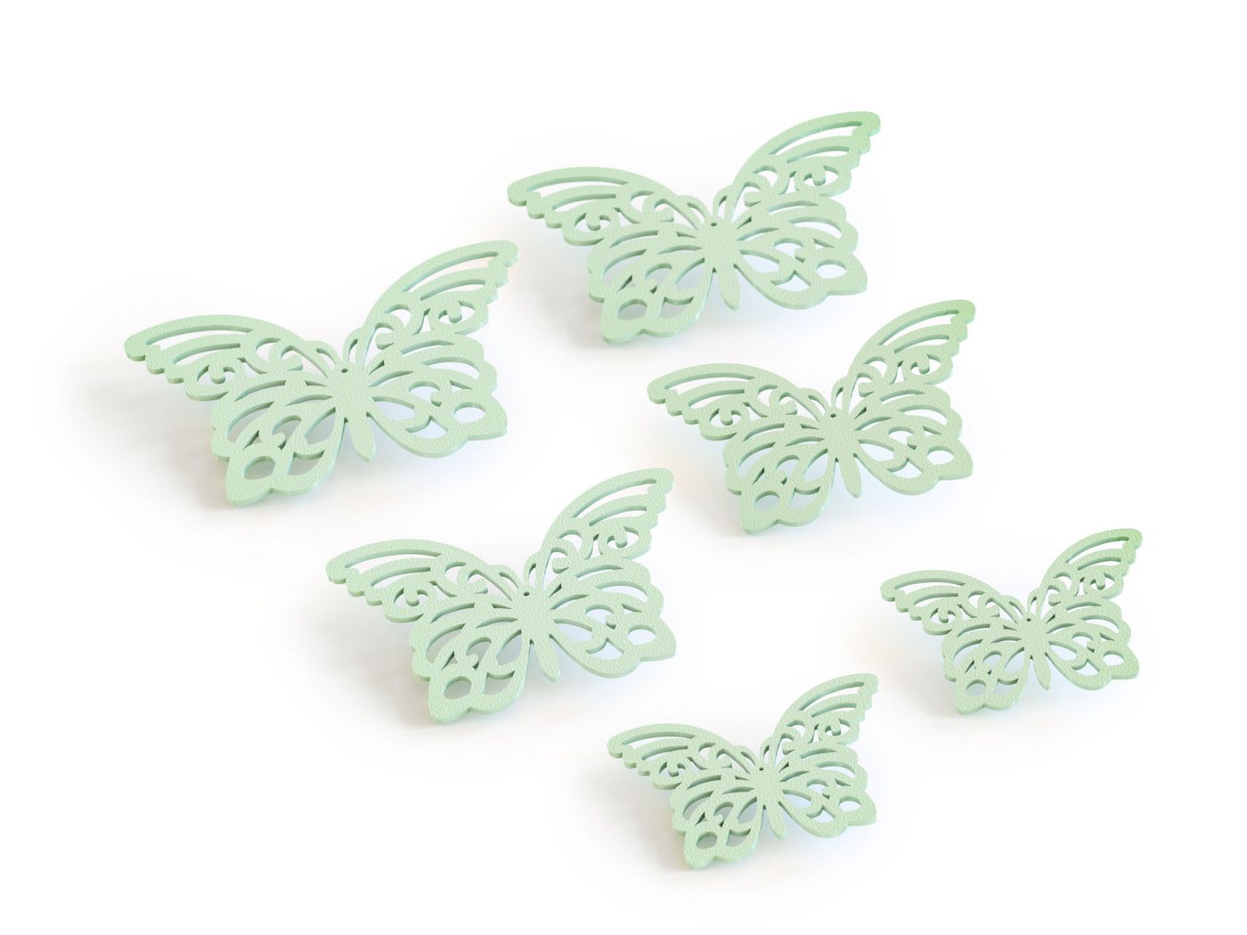 Zwayve Wanddekoobjekt 6x Schmetterling Wanddeko Tür Dekoration Bunt Zimmer Deko Set Zwayve Wanddekoobjekt 6x Schmetterling Wanddeko Tür Dekoration Bunt Zimmer Deko Set von Zwayve