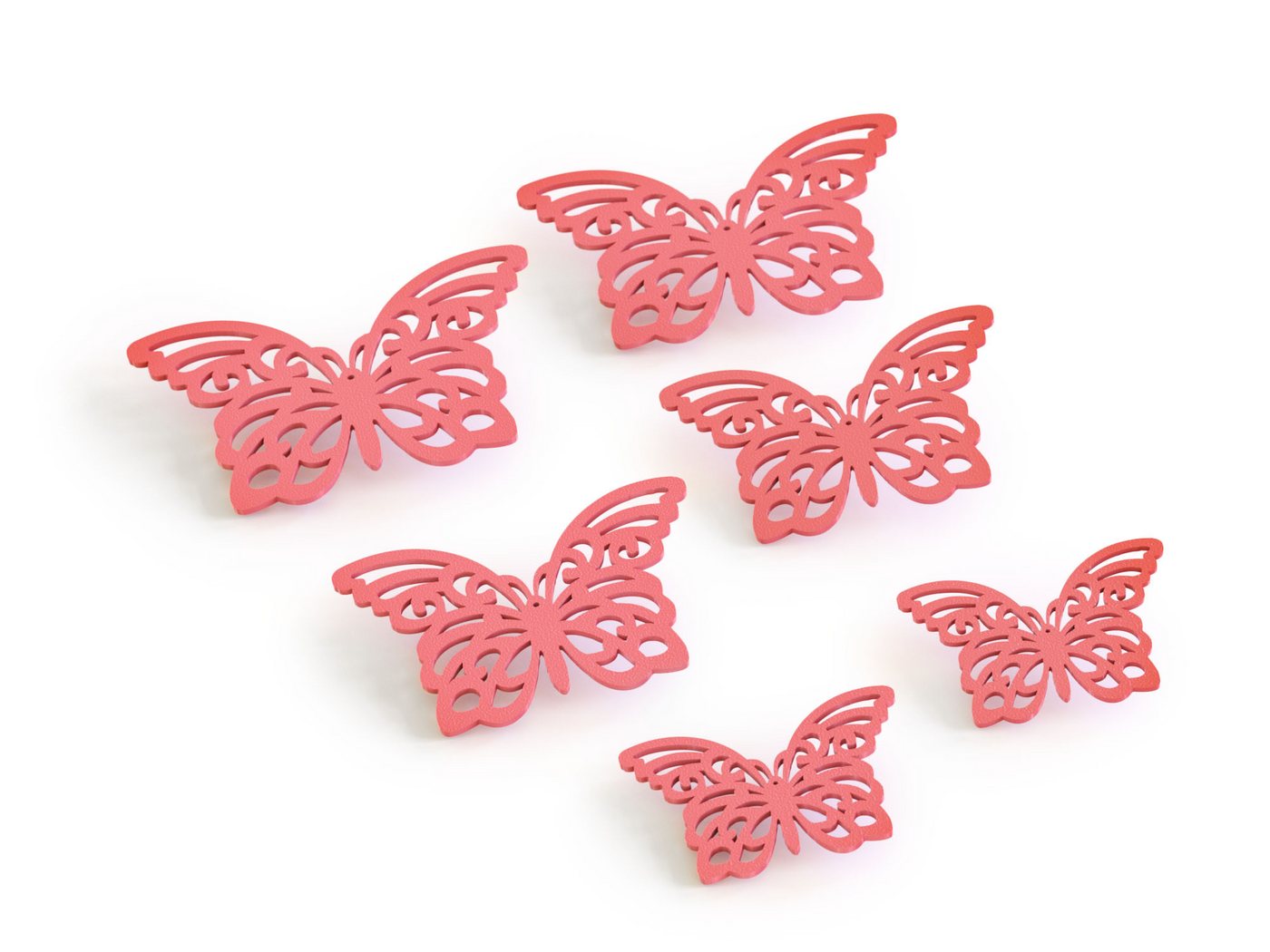 Zwayve Wanddekoobjekt 6x Schmetterling Wanddeko Tür Dekoration Bunt Zimmer Deko Set Zwayve Wanddekoobjekt 6x Schmetterling Wanddeko Tür Dekoration Bunt Zimmer Deko Set von Zwayve
