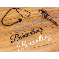 Behandlung Türschild Schriftzug Name 3D Wandschild Selbstklebend Behandlung Türschild Schriftzug Name 3D Wandschild Selbstklebend von ZwayveDesign