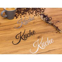 Küche Türschild Schriftzug Name 3D Wandschild Selbstklebend Küche Türschild Schriftzug Name 3D Wandschild Selbstklebend von ZwayveDesign