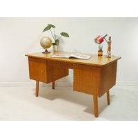 Vintage Schreibtisch, Arbeitstisch Büro, 60Er Jahre von ZweiMalAnders