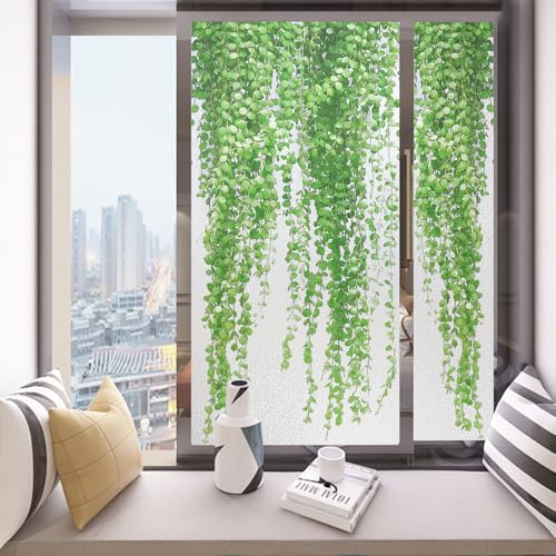 Fensterfolie Blickdicht Grüne Blätter Selbsthaftend Klebefolie,Window Film Für Bad Duschkabine,Blickdicht Sichtschutzfolie,Uv-Schutz Statisch Haftende Folie Für Zuhause Büro Fensterfolie Blickdicht Grüne Blätter Selbsthaftend Klebefolie,Window Film Für Bad Duschkabine,Blickdicht Sichtschutzfolie,Uv-Schutz Statisch Haftende Folie Für Zuhause Büro von Zweig