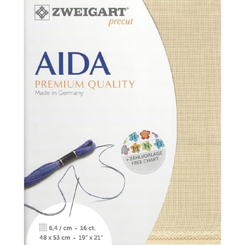 Zweigart Precut Aida col.3740 Stoffzuschnitt, 48 x 68 cm Zweigart Precut Aida col.3740 Stoffzuschnitt, 48 x 68 cm von Zweigart