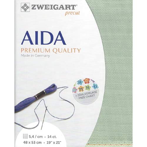 Zweigart Precut Stern-Aida col.611 Stoffzuschnitt, 48 x 68 cm von Zweigart