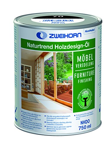 Zweihorn® Naturtrend Holzdesign-Öl NHDO 60 nussbaum 750ml von Zweihorn