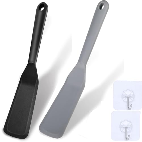 Küchenhelfer Set,2 Stück Pfannenwender Silikon Spatel, Antihaft Hitzebeständig Silicone Spatula für Kochen Fisch,Pfannkuchen,Eier,Pizza,Steak Leicht zu Reinigen & Spülmaschinenfest Küchenhelfer Set,2 Stück Pfannenwender Silikon Spatel, Antihaft Hitzebeständig Silicone Spatula für Kochen Fisch,Pfannkuchen,Eier,Pizza,Steak Leicht zu Reinigen & Spülmaschinenfest von Zwenjuan