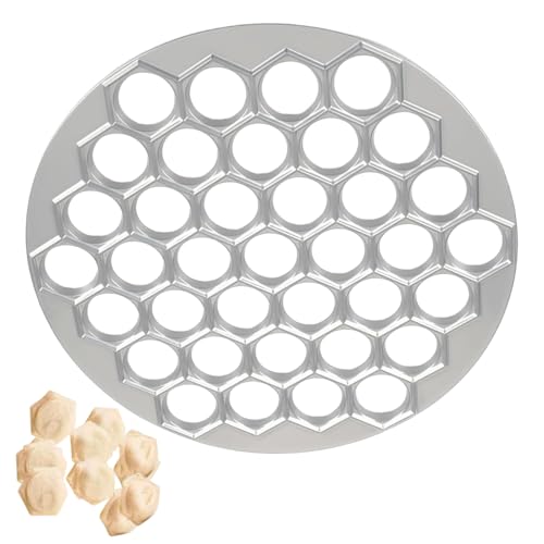Zwenjuan Teigtaschenform,37 Löcher Dumpling Maker,Ravioliformer Dumpling Metallform Gefüllte Teigtaschen Ravioli Pelmeni Tortellini Pelmeniza Pelmeni Maschine Zwenjuan Teigtaschenform,37 Löcher Dumpling Maker,Ravioliformer Dumpling Metallform Gefüllte Teigtaschen Ravioli Pelmeni Tortellini Pelmeniza Pelmeni Maschine von Zwenjuan