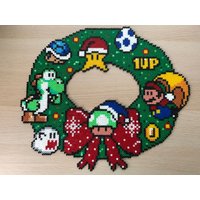 Super Mario Türkranz Für Weihnachten von ZwergenmamasDeko