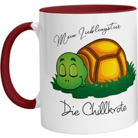 Tasse Mit Spruch Mein Lieblingstier Die Chillkröte - Kaffeetasse Statement Becher Geschenk von Zwergenstick