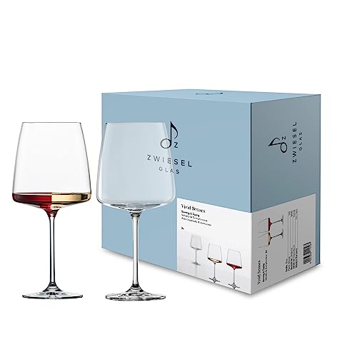 Zwiesel Glas Weinglas samtig & üppig Vivid Senses (2-er Set), filigrane Weingläser, spülmaschinenfeste Tritan-Kristallgläser, Made in Germany (Art.-Nr. 122428) von Zwiesel Glas