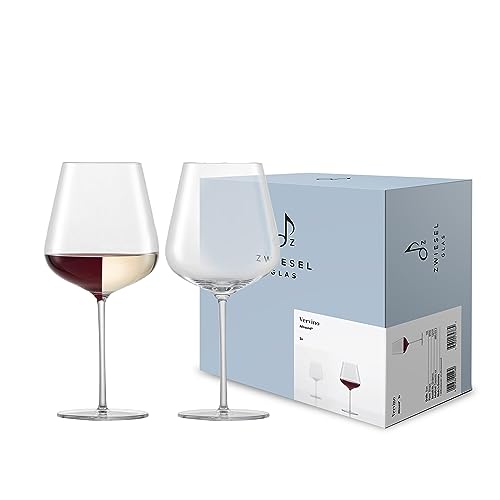 Zwiesel Glas Allroundglas Vervino (2-er Set), edle Weingläser für Rot-, Weiß und Schaumwein, spülmaschinenfeste Tritan-Kristallgläser, Made in Germany (Art.-Nr. 122171) von Zwiesel Glas