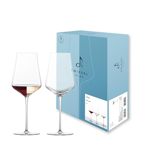 Zwiesel Glas Allround Weinglas Duo (2-er Set), hand- und maschinengefertigte Weingläser für Rot- und Weißwein, spülmaschinenfeste Tritan-Kristallgläser (Art.-Nr. 123472) von Zwiesel Glas
