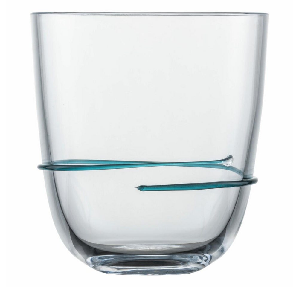 Zwiesel Glas Becher Aura Smaragdgrün, Glas, handgefertigt von Zwiesel Glas